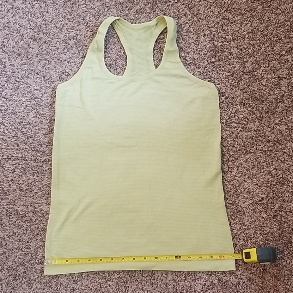 Lululemon Swiftly Tank 8 Lime Green